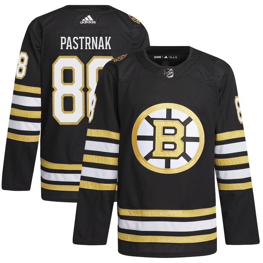 David Pastrnak 88 Boston Bruins Primegreen Black NHL Jersey Men's
