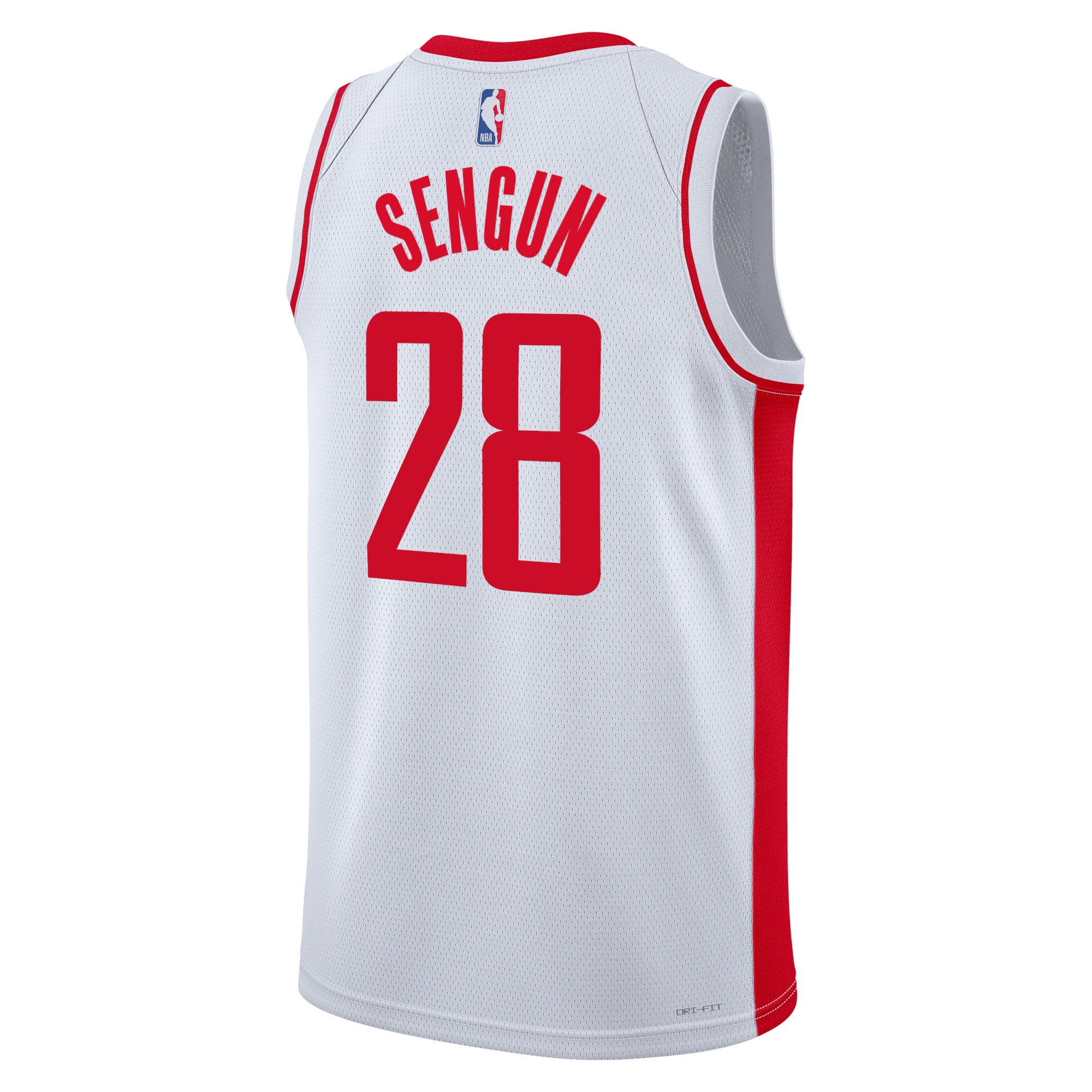 Houston Rockets Association Edition Swingman White Alperen Sengu Unisex NBA Jersey Unisex
