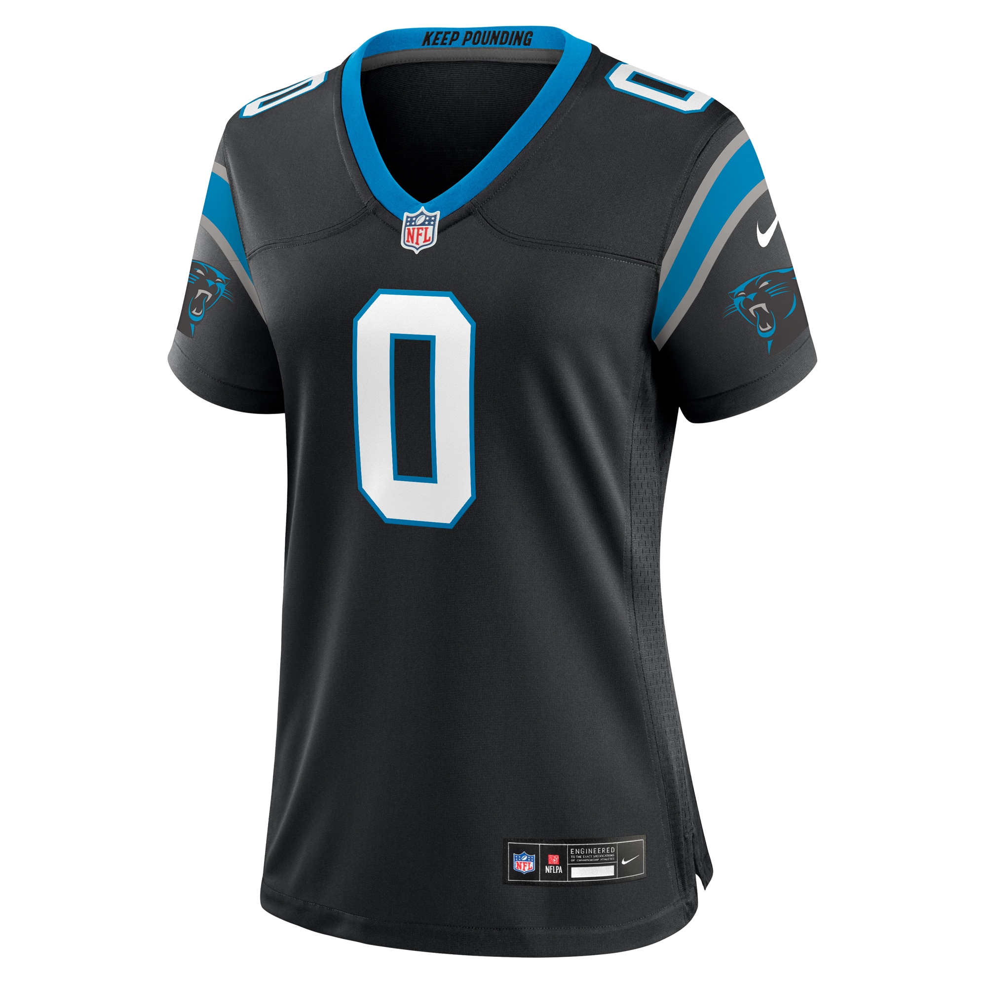 Carolina Panthers Ja'Tavion Sanders Black Game NFL Jersey Women's