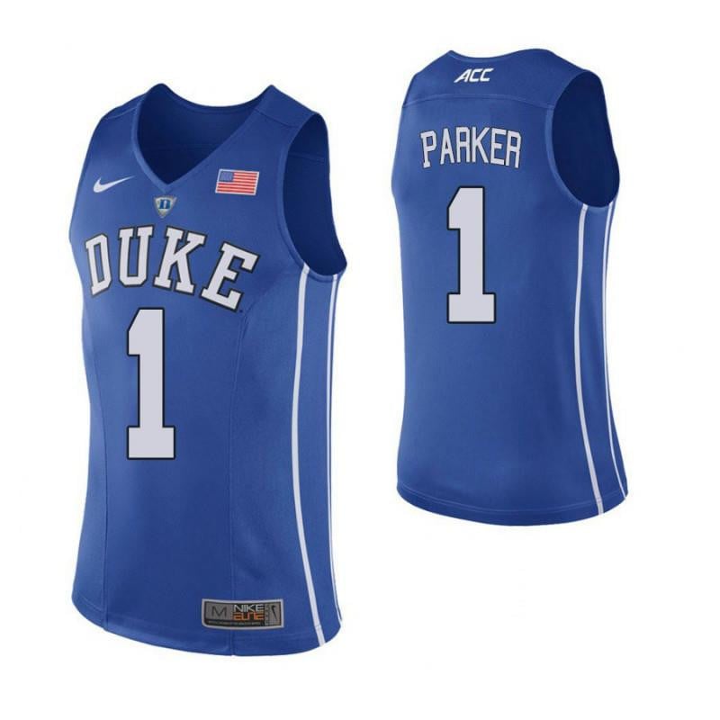 1 Jabari Parker Blue Elite Duke Blue Devils NCAA Jersey Men's