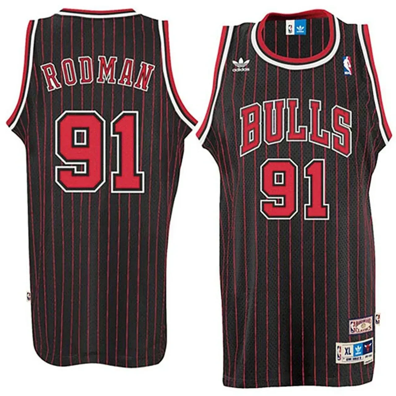 Dennis Rodman Chicago Bulls Soul Swingman Throwback-black NBA Jersey Men's