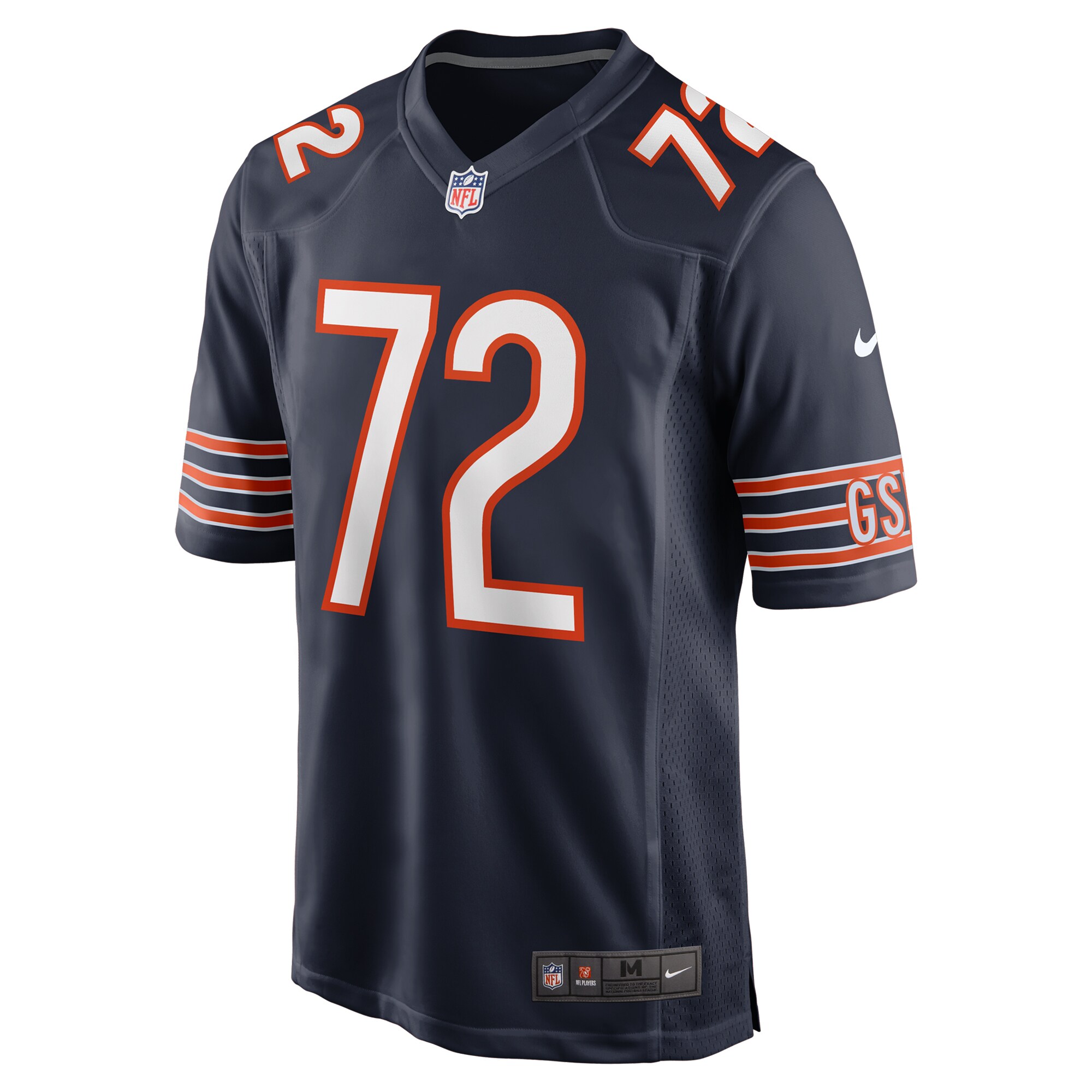 Chicago Bears Kiran Amegadjie Navy Game NFL Jersey Men's