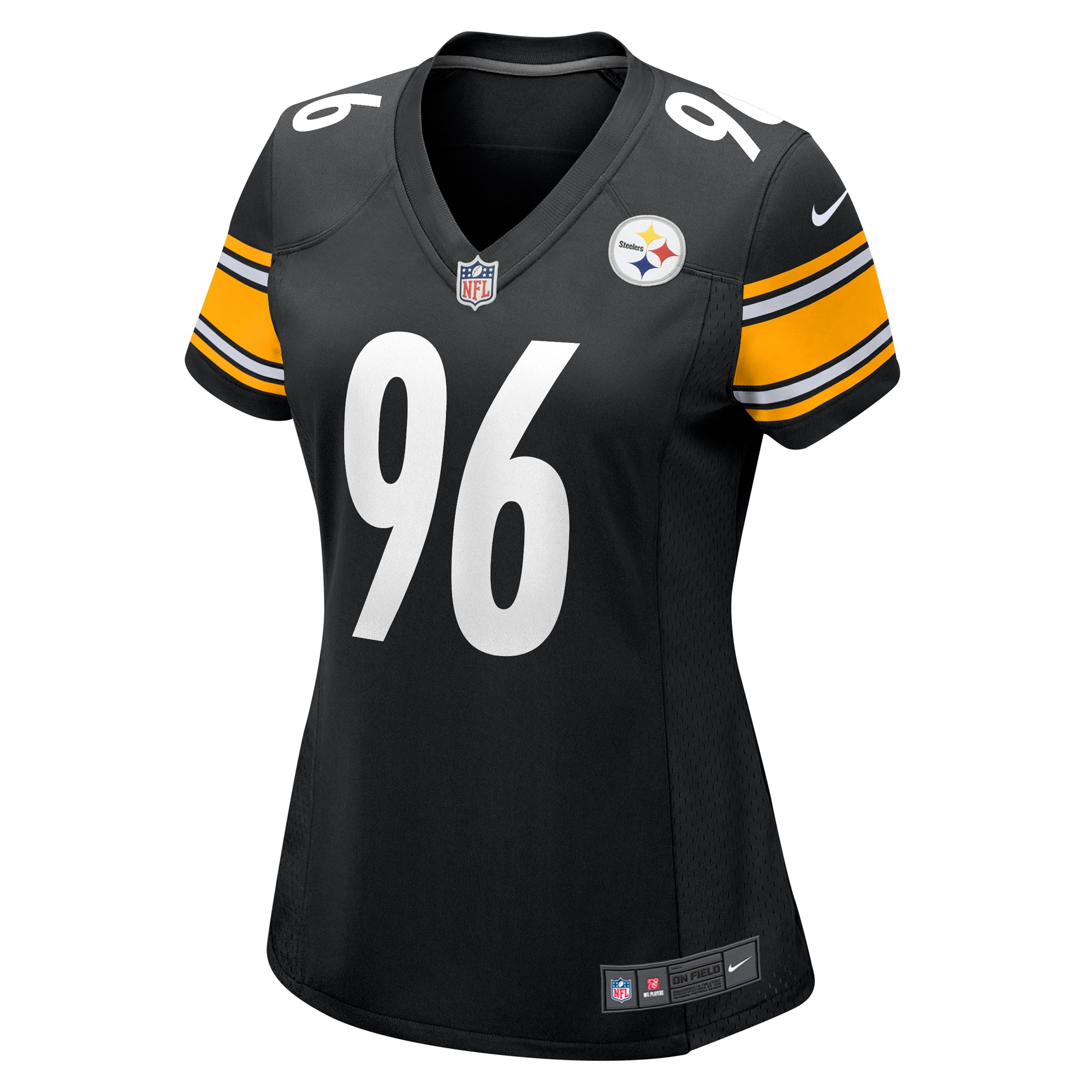 Pittsburgh Steelers Breiden Fehoko Black Game NFL Jersey Women's