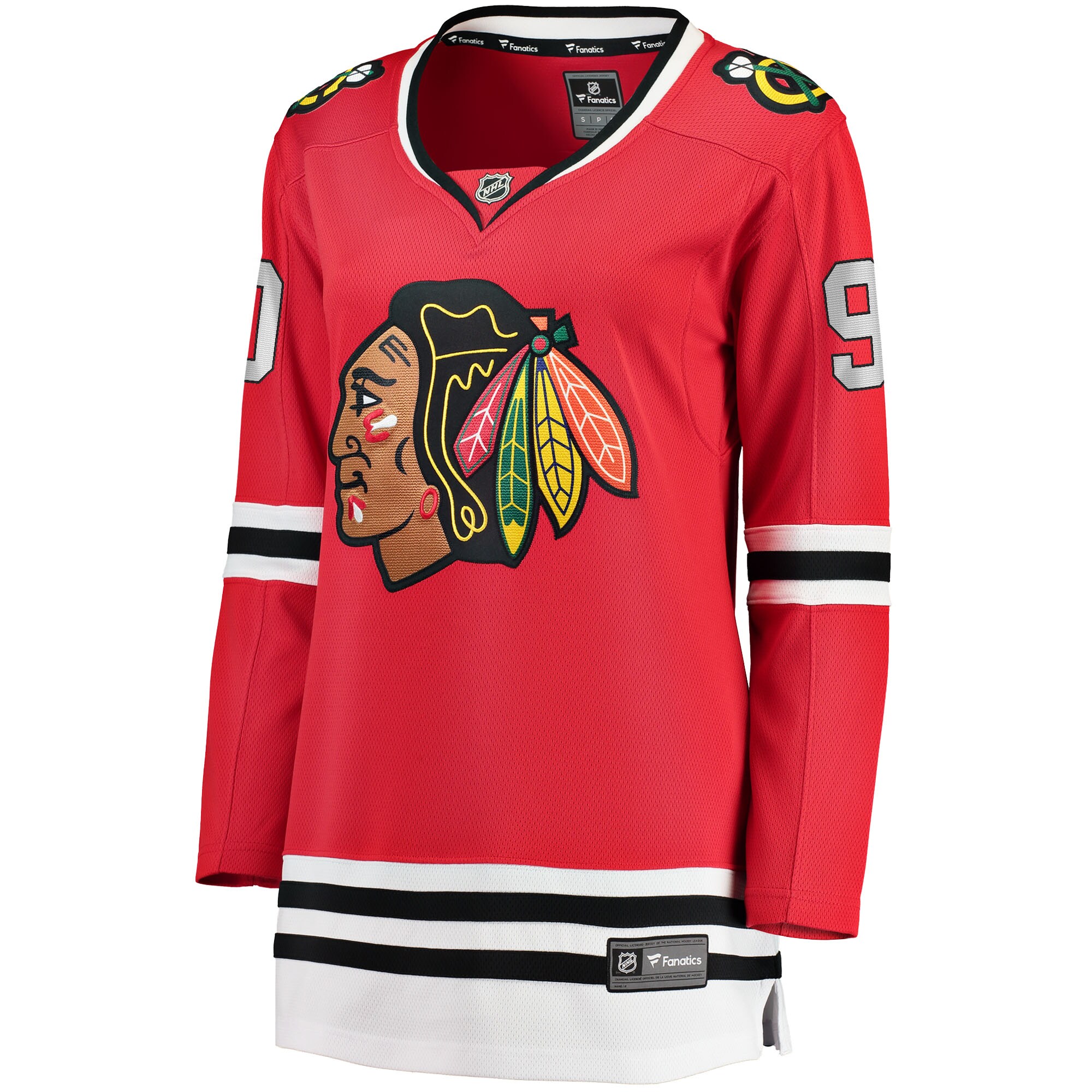 Chicago Blackhawks Tyler Johnson Red Breakaway Player NHL Jersey Women's