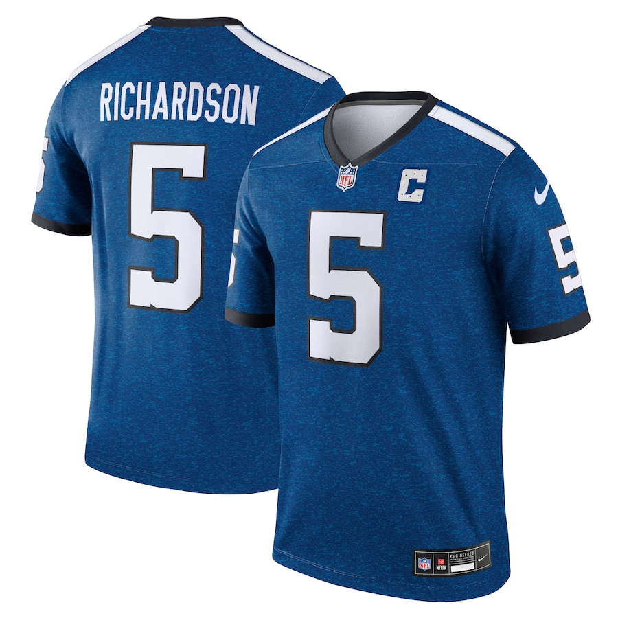 Anthony Richardson 5 Indianapolis Colts Alternate Legend Royal NFL Jersey Men's