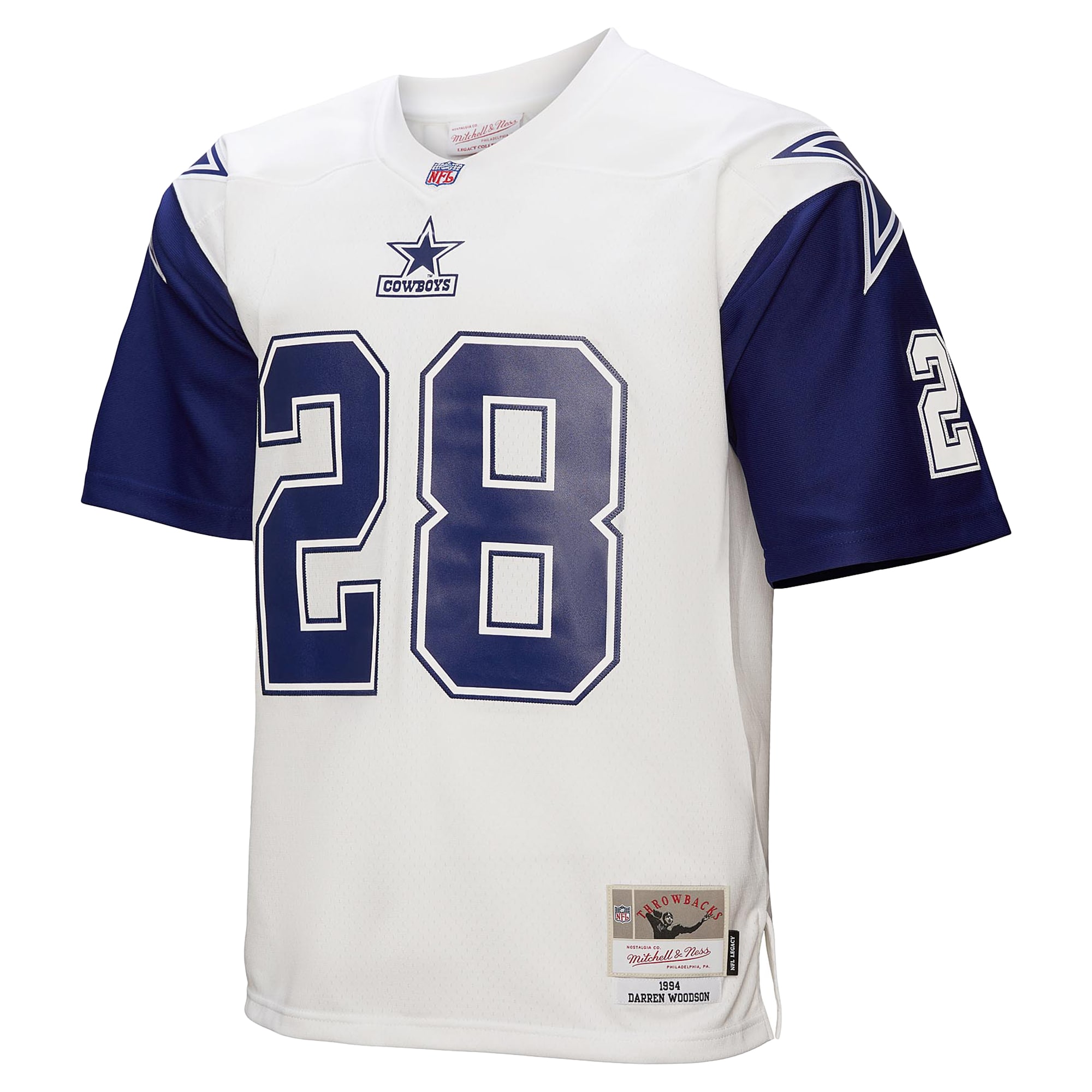 Dallas Cowboys Darren Woodson Mitchell Ness White 1994 Alternate Legacy NFL Jersey Men's