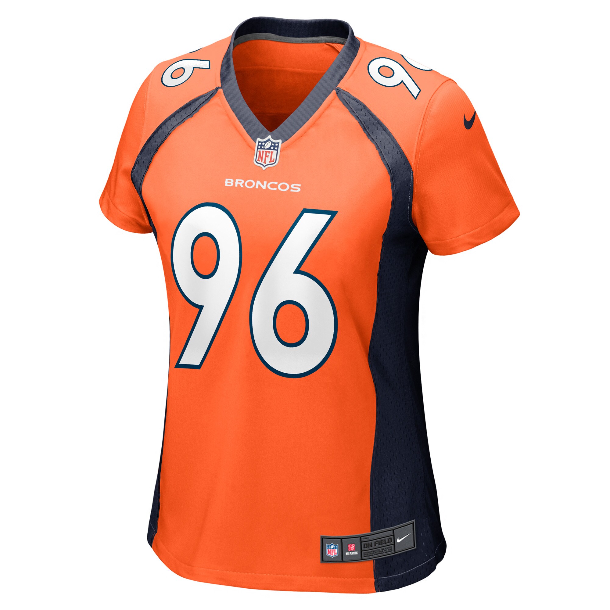 Denver Broncos Eyioma Uwazurike Orange Game Player NFL Jersey Women's