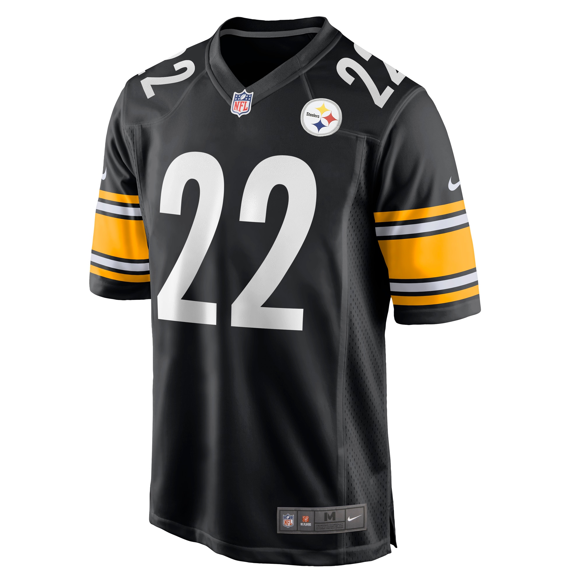 Pittsburgh Steelers Najee Harris Black Player Game NFL Jersey Men's