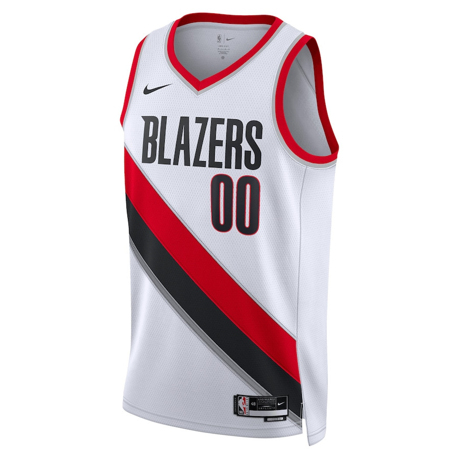 Portland Trail Blazers 2023/24 Association Swingman Custom White NBA Jersey Men's
