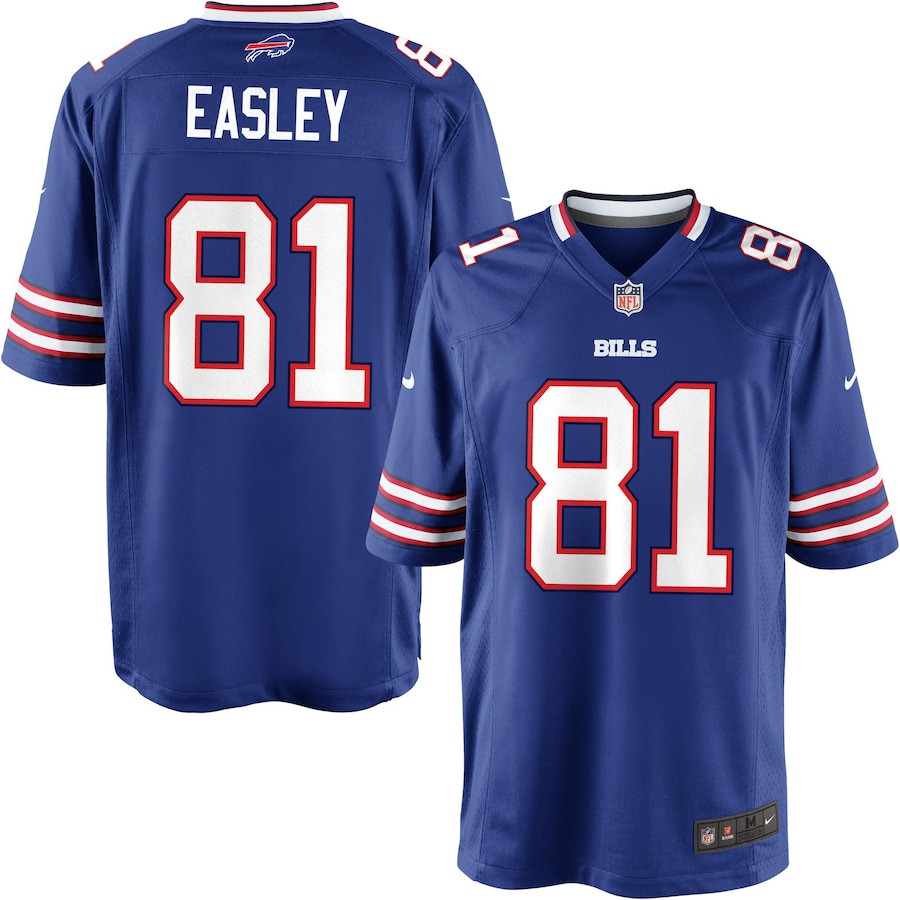 Marcus Easley 81 Buffalo Bills Team Color Game NFL Jersey Youth