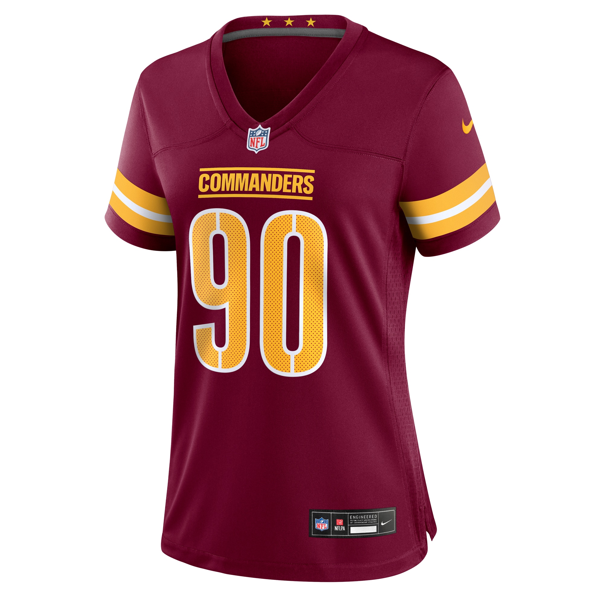 Washington Commanders Javontae Jean-Baptiste Burgundy Game NFL Jersey Women's