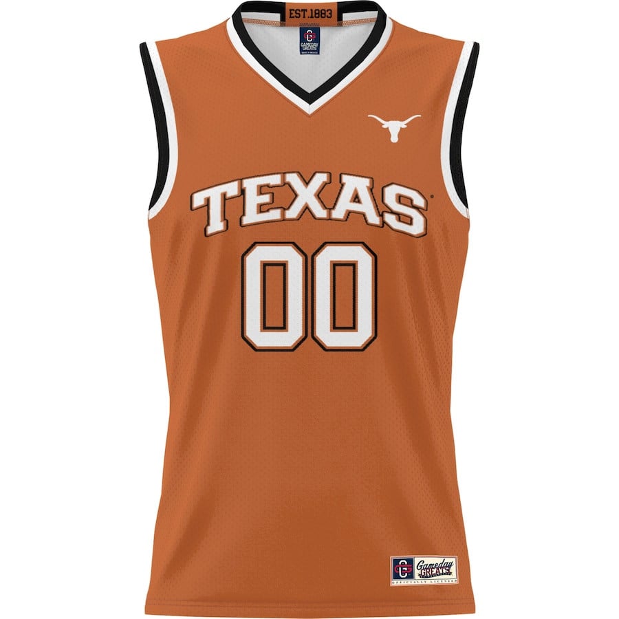 Texas Longhorns NIL Custom Texas Orange NCAA Jersey Men's