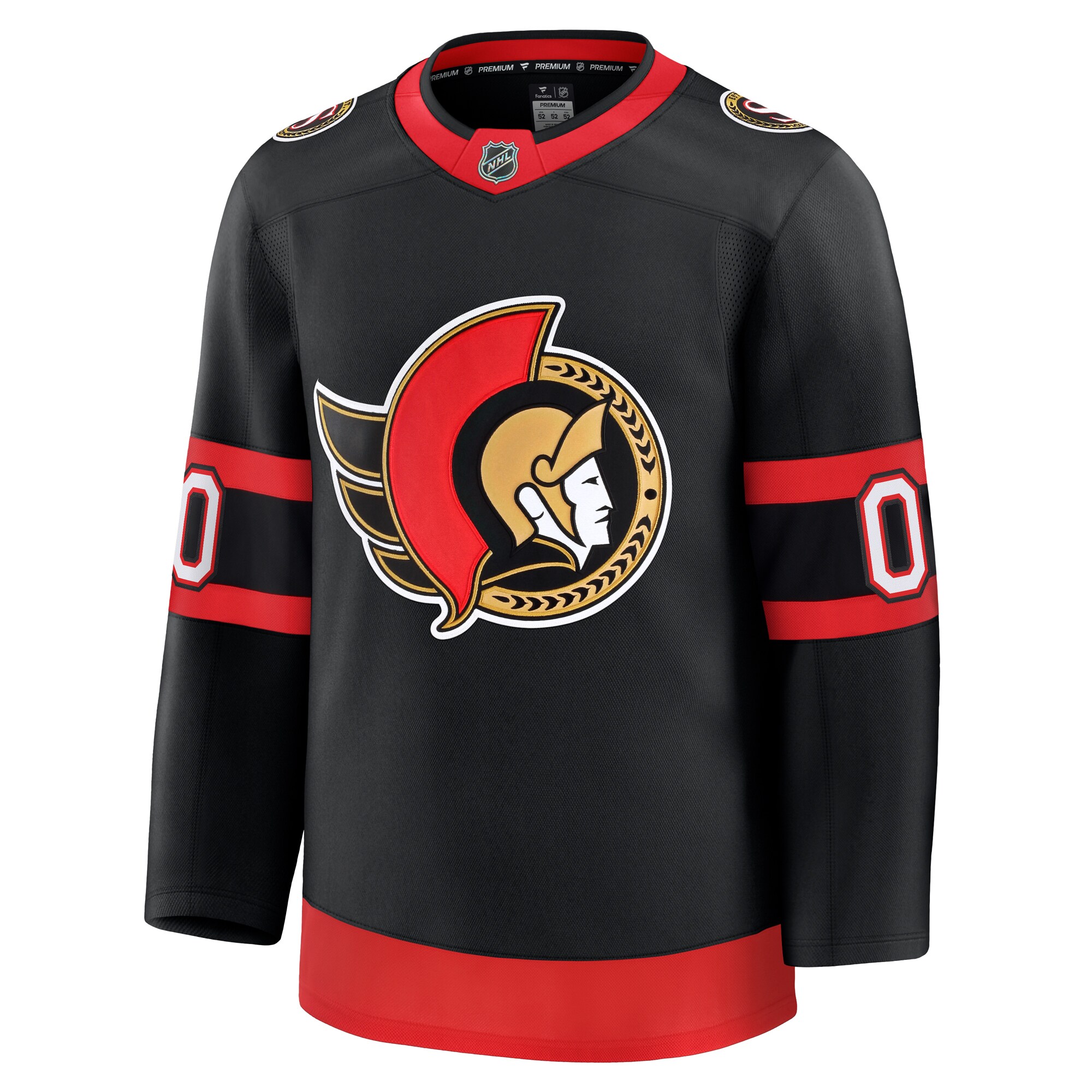 Ottawa Senators Black Home Premium Custom NHL Jersey Men's
