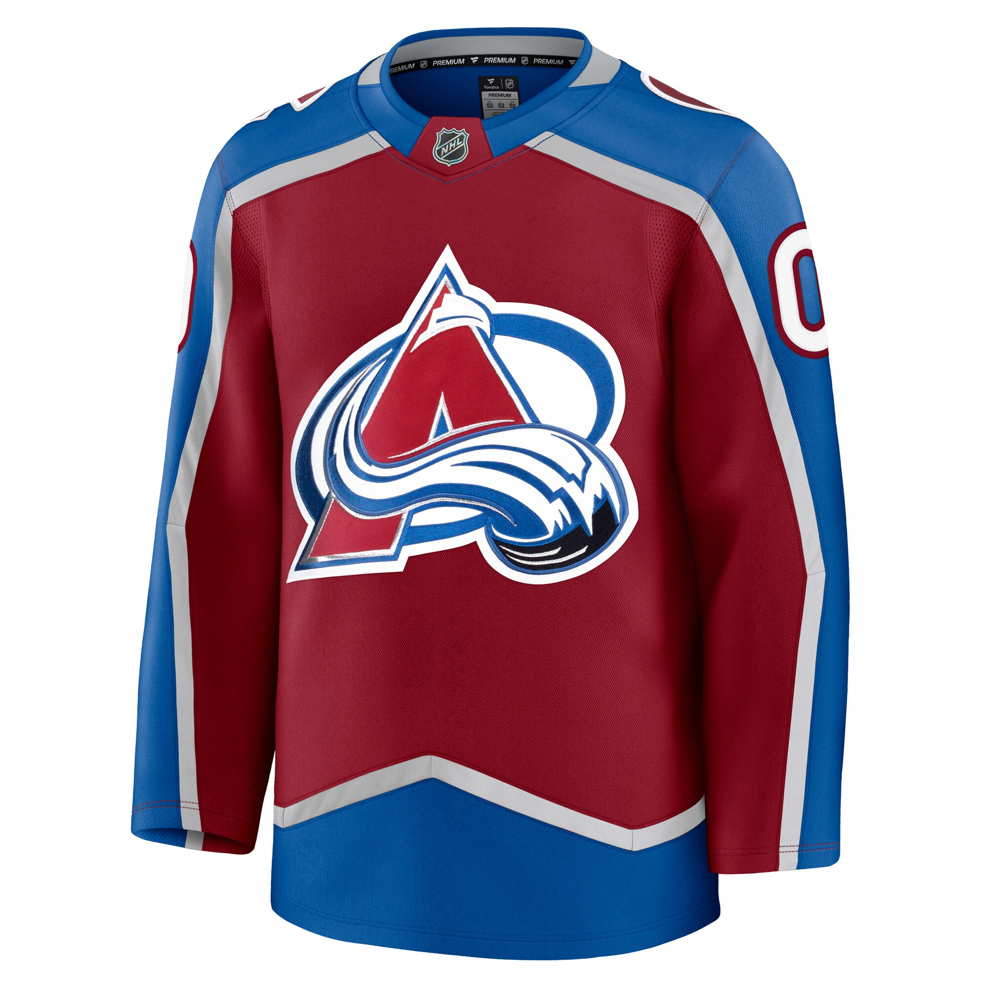 Colorado Avalanche Burgundy Home Premium Custom NHL Jersey Men's