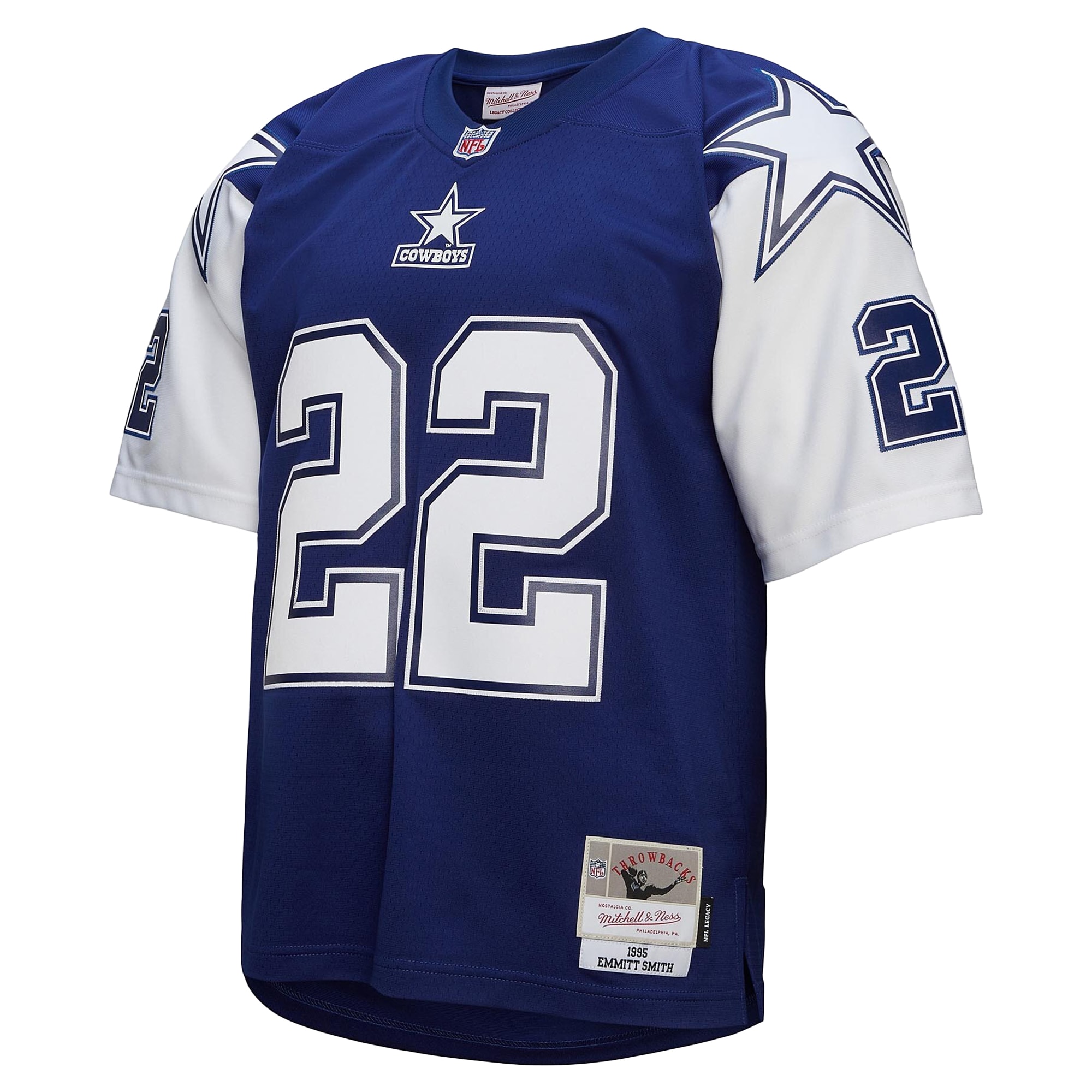 Dallas Cowboys Emmitt Smith Mitchell Ness Navy Legacy NFL Jersey Men's