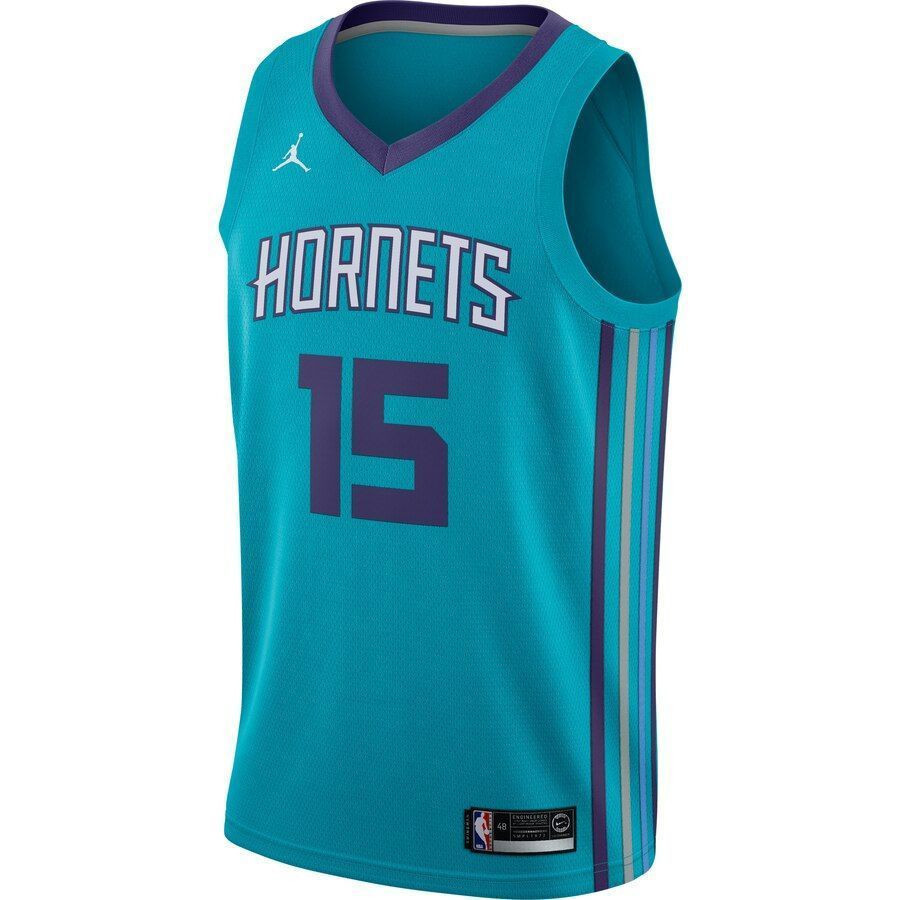 Kemba Walker Charlotte Hornets Swingman Teal Icon Edition NBA Jersey Men's