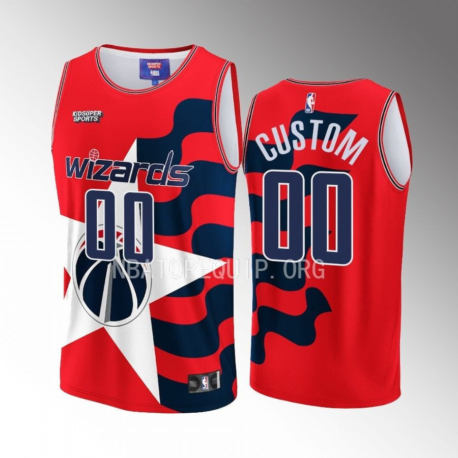 Custom Washington Wizards KidSuper Studio Unisex Hometown NBA Jersey Unisex