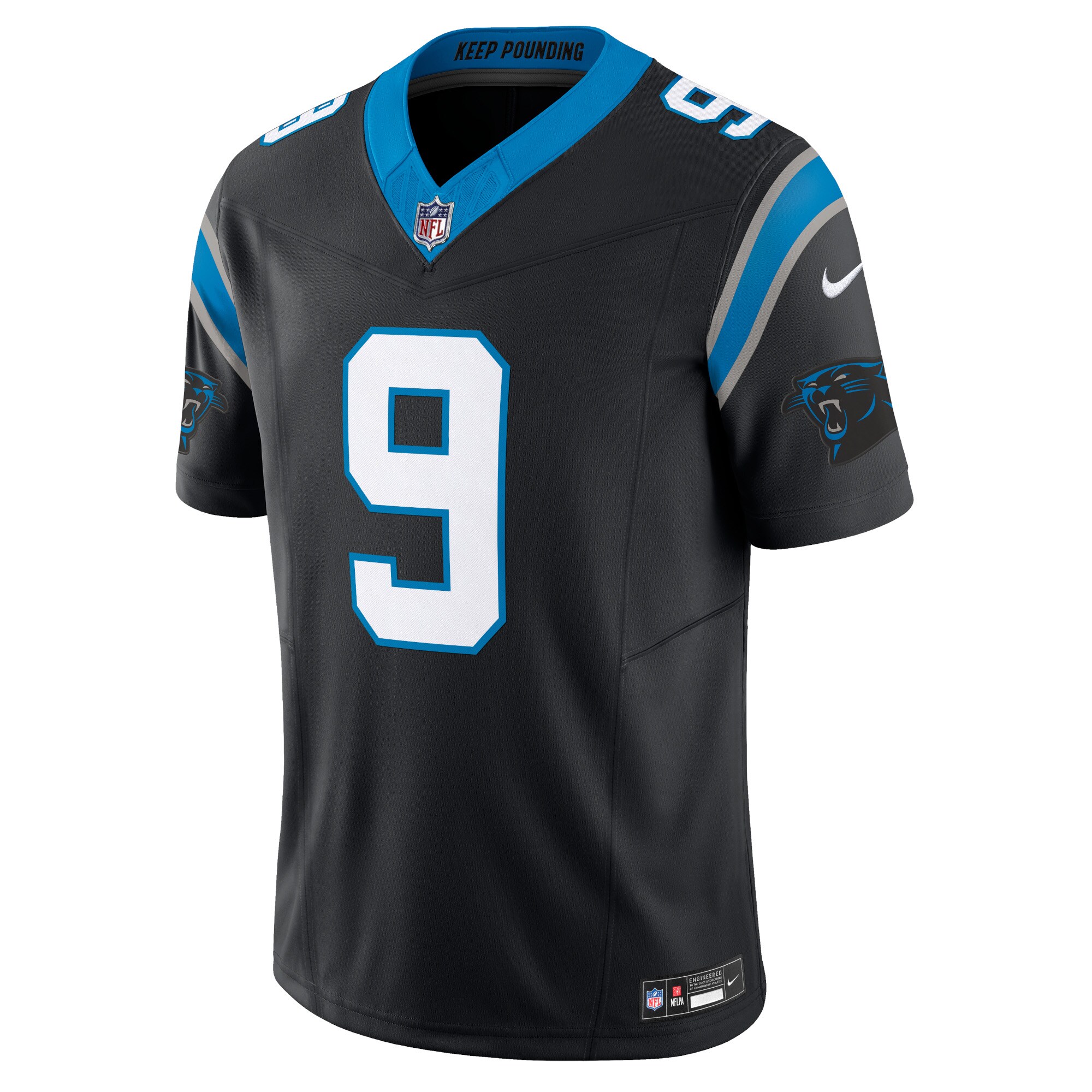 Carolina Panthers Bryce Young Black Vapor F.U.S.E. Limited NFL Jersey Men's