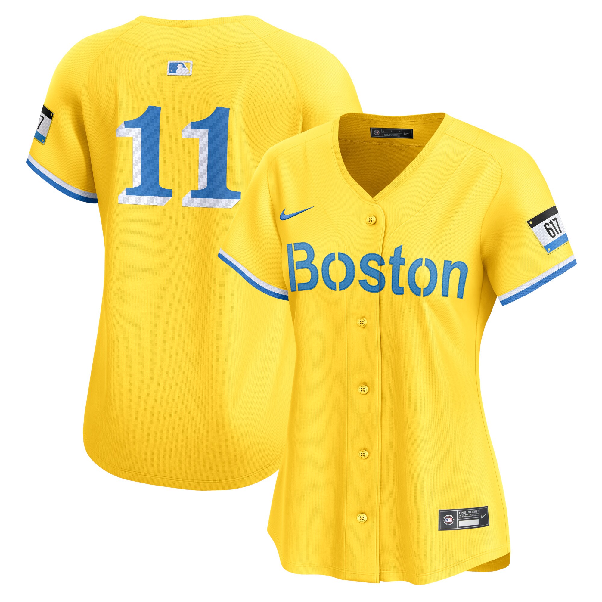 Boston Red Sox Rafael Devers Gold City Connect Limited Player MLB Jersey Women's