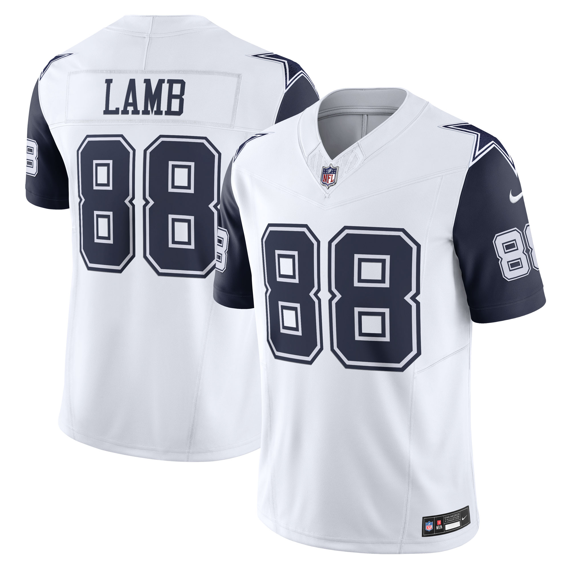 Dallas Cowboys CeeDee Lamb White Vapor F.U.S.E. Limited NFL Jersey Men's