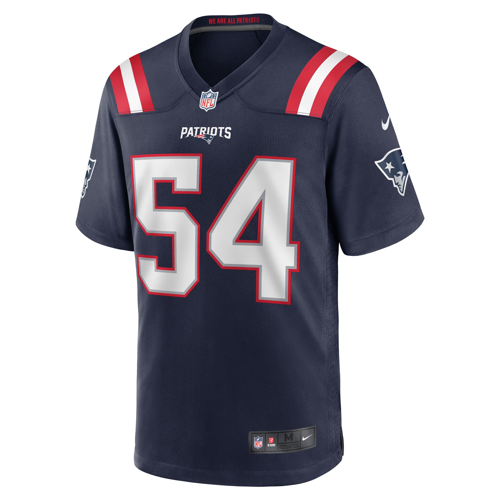 New England Patriots Jalen McKenzie Navy Team Game NFL Jersey Men's