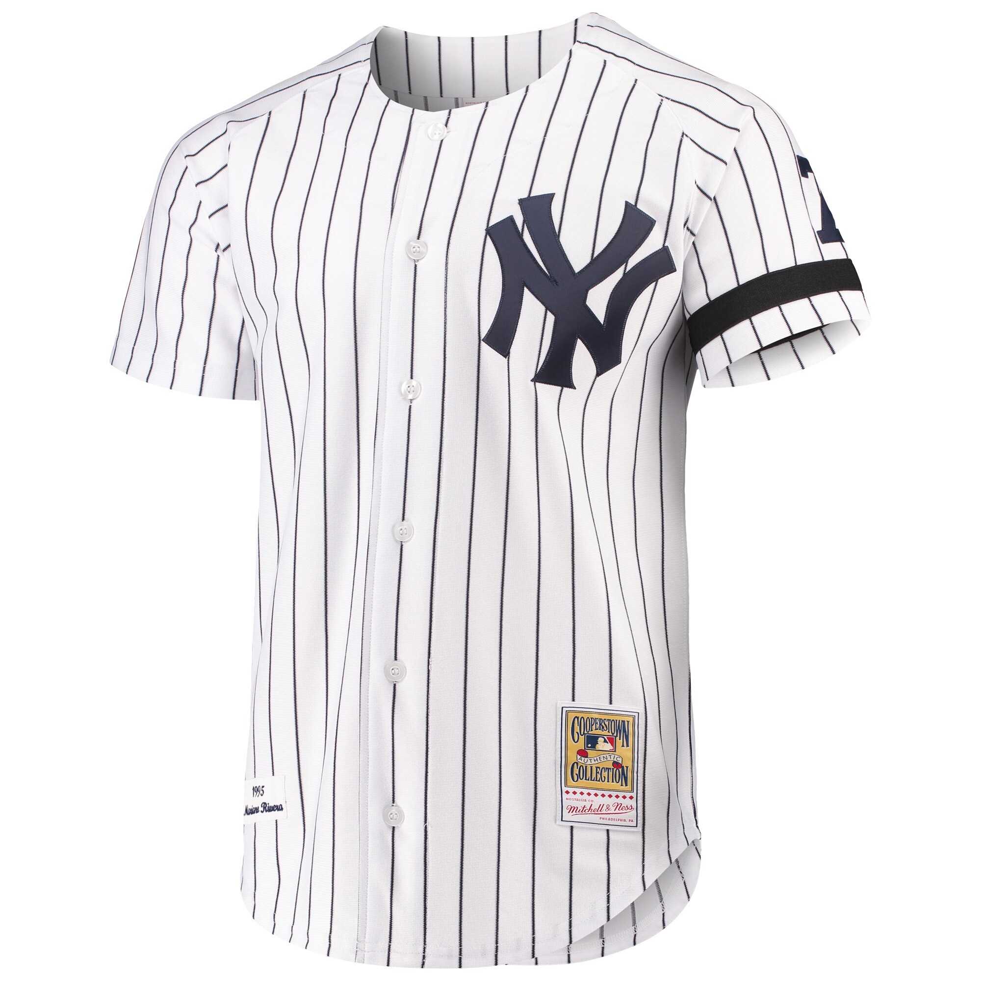 New York Yankees Mariano Rivera Mitchell Ness White MLB Jersey Men's