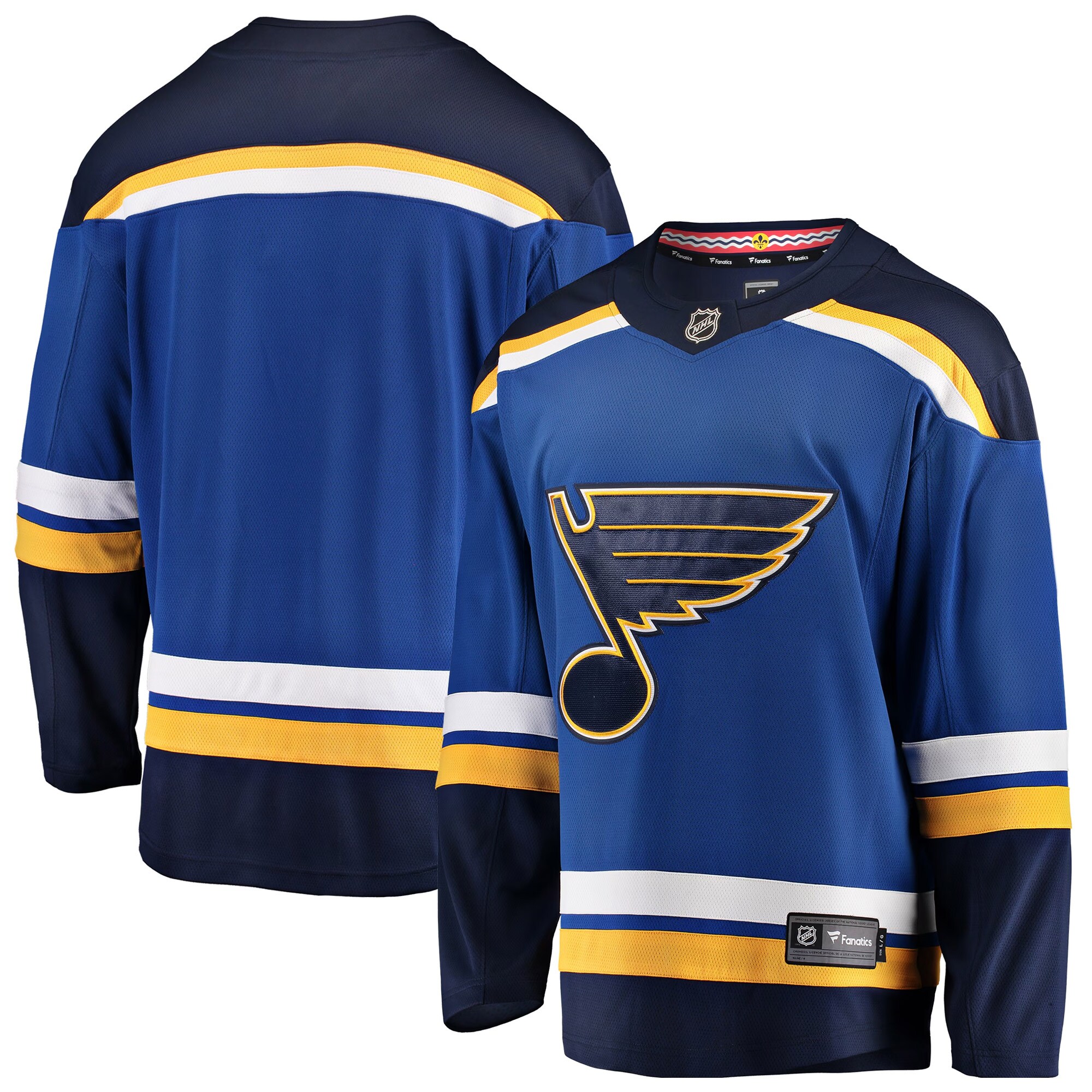 St. Louis Blues Blue Breakaway Home NHL Jersey Men's