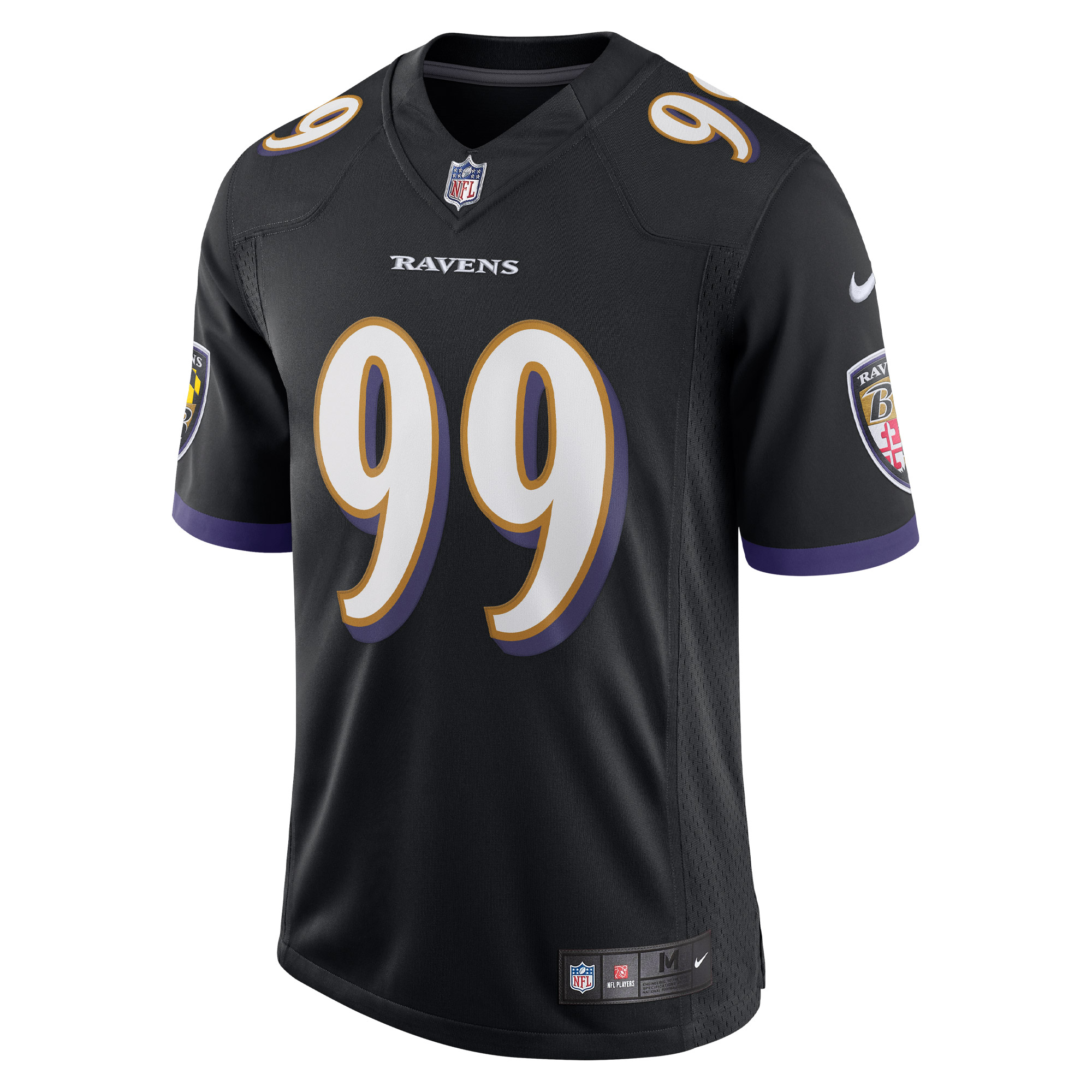 Baltimore Ravens Odafe Oweh Black Vapor Limited NFL Jersey Men's