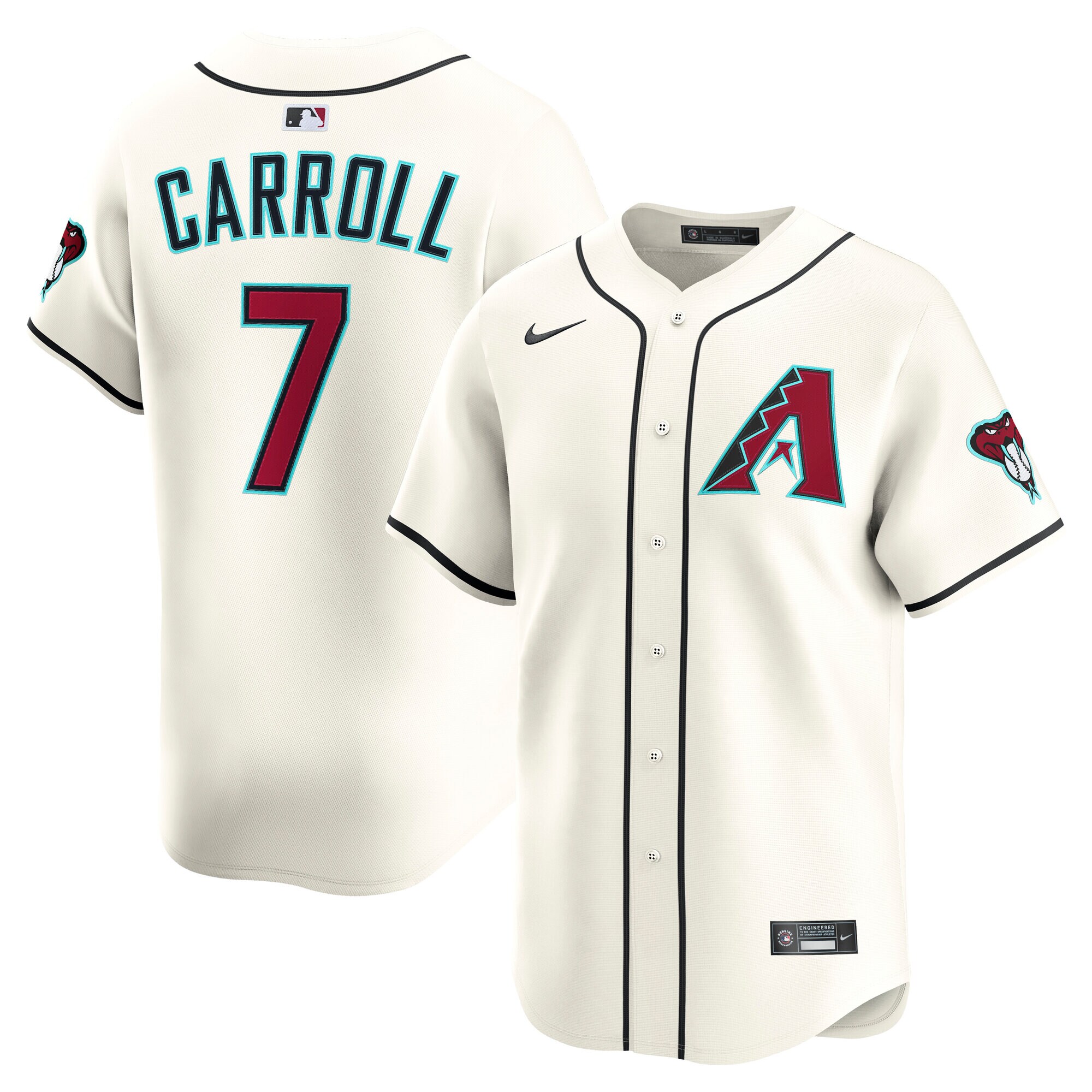 Arizona Diamondbacks Corbin Carroll Cream Home Limited Player MLB Jersey Men's