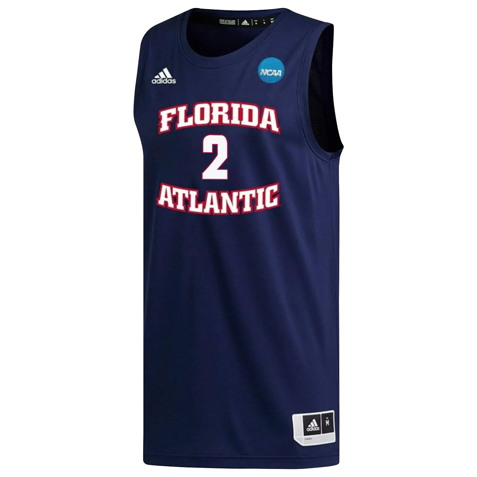 Nick Boyd 2 FAU Owls 2023 March Madness- Navy NCAA Jersey Men's