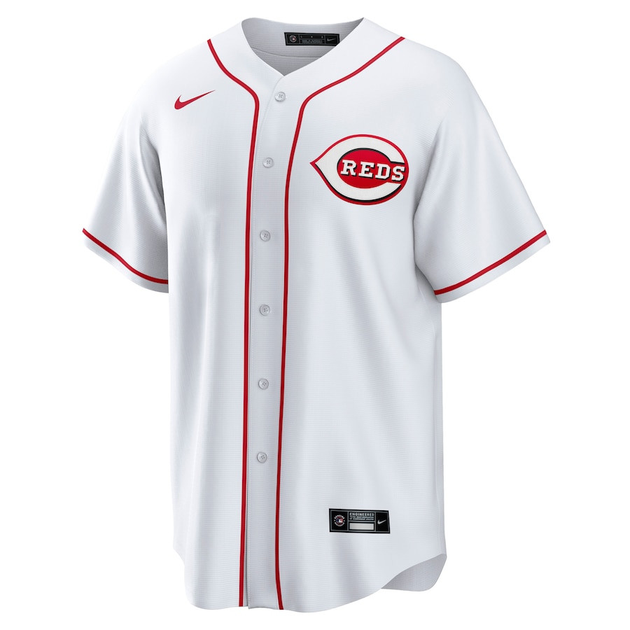 Elly De La Cruz 44 Cincinnati Reds Home Player ??White MLB Jersey Men's