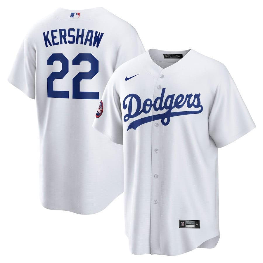 Clayton Kershaw 22 Los Angeles Dodgers 2025 World Tour: Tokyo Series Home Player White MLB Jersey Men's
