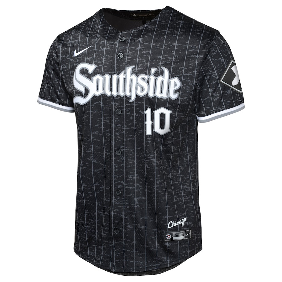 Yoan Moncada 10 Chicago White Sox City Connect Limited Black MLB Jersey Youth