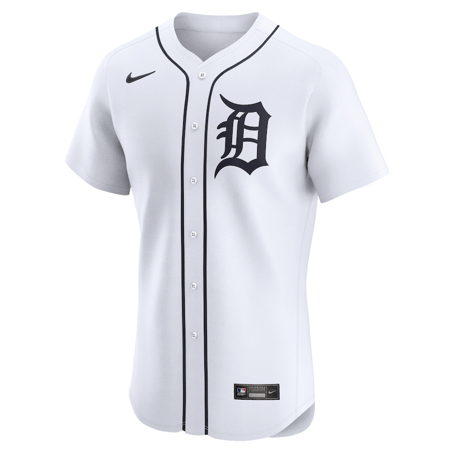 Miguel Diaz 58 Detroit Tigers Home Elite Player White MLB Jersey Men's