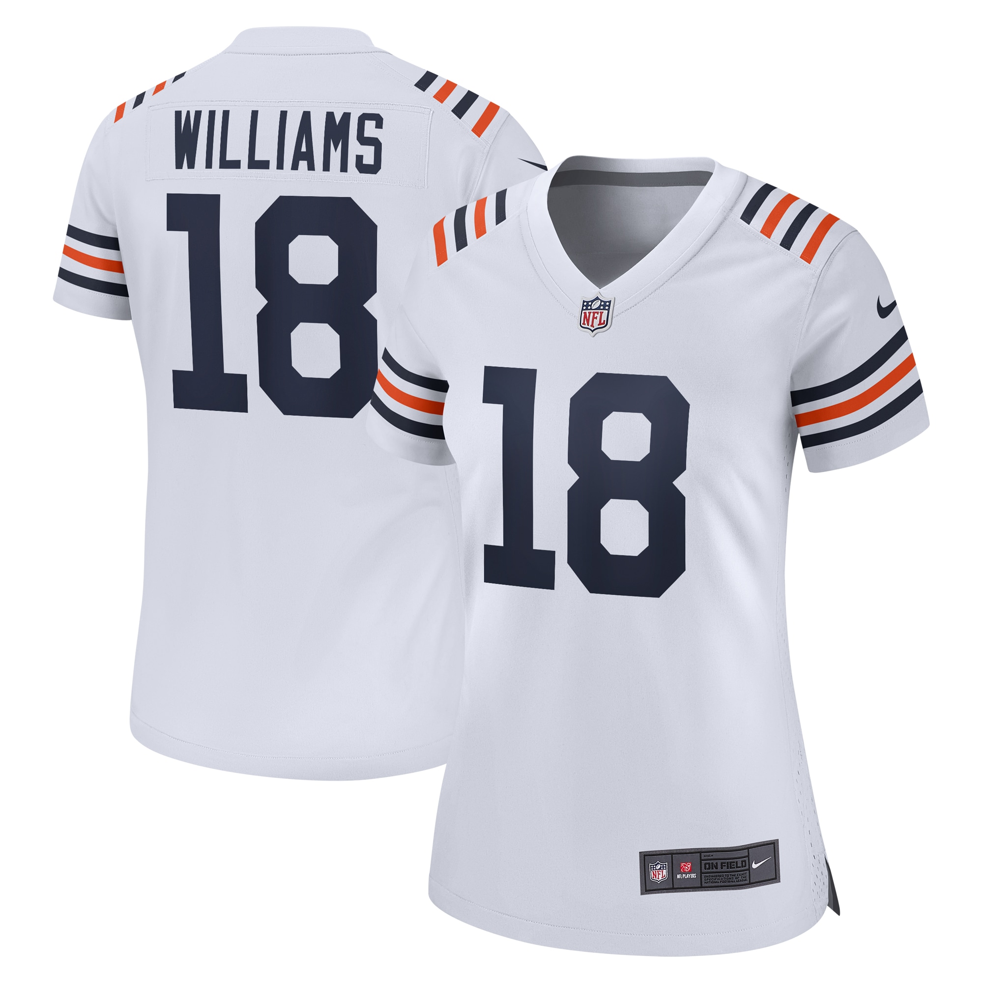 Chicago Bears Caleb Williams White 2nd Alternate Game Player NFL Jersey Women's