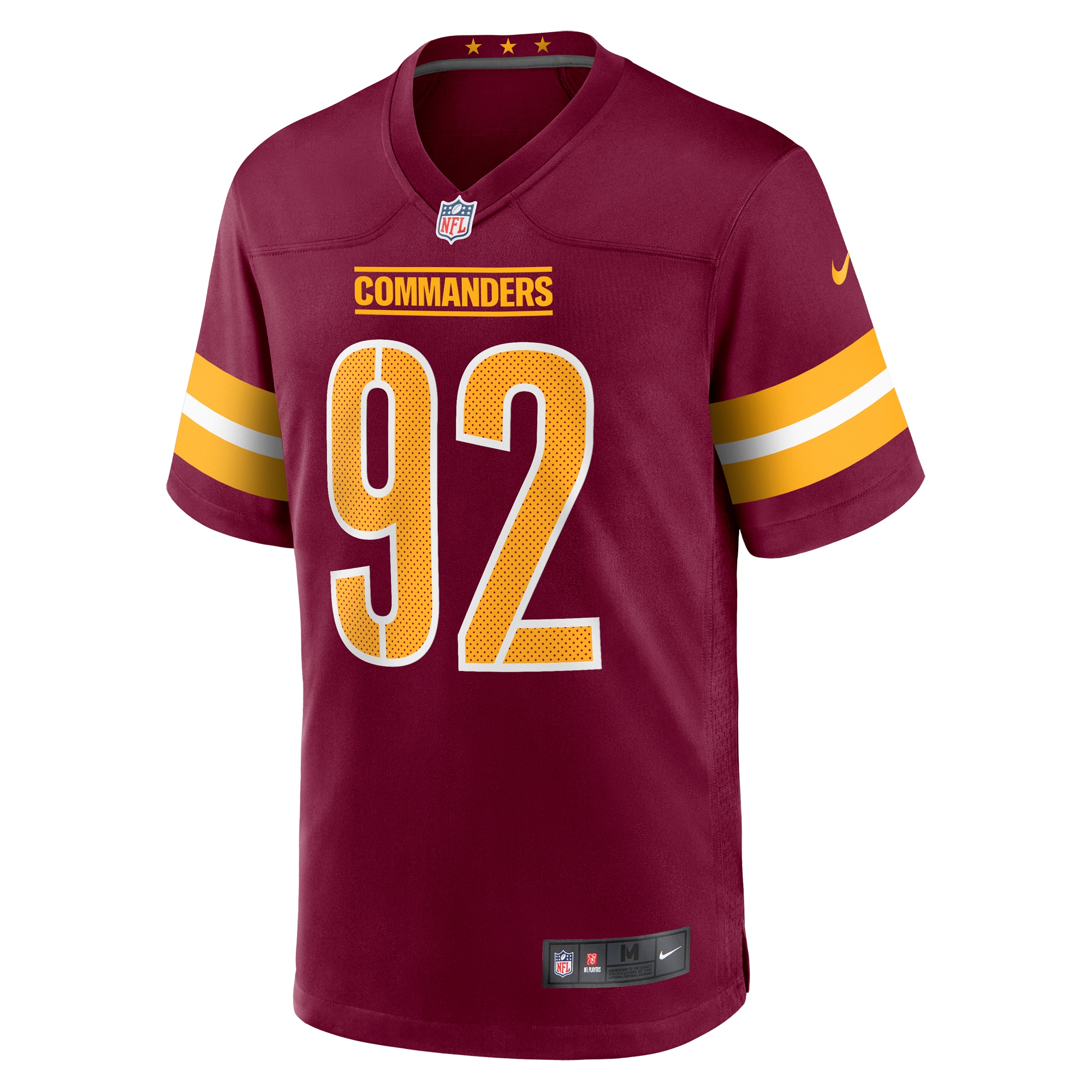 Washington Commanders Abdullah Anderson Burgundy Game Player NFL Jersey Men's
