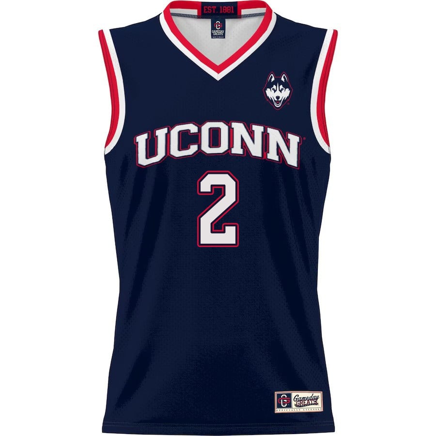 Tristen Newton 2 UConn Huskies Navy NCAA Jersey Men's
