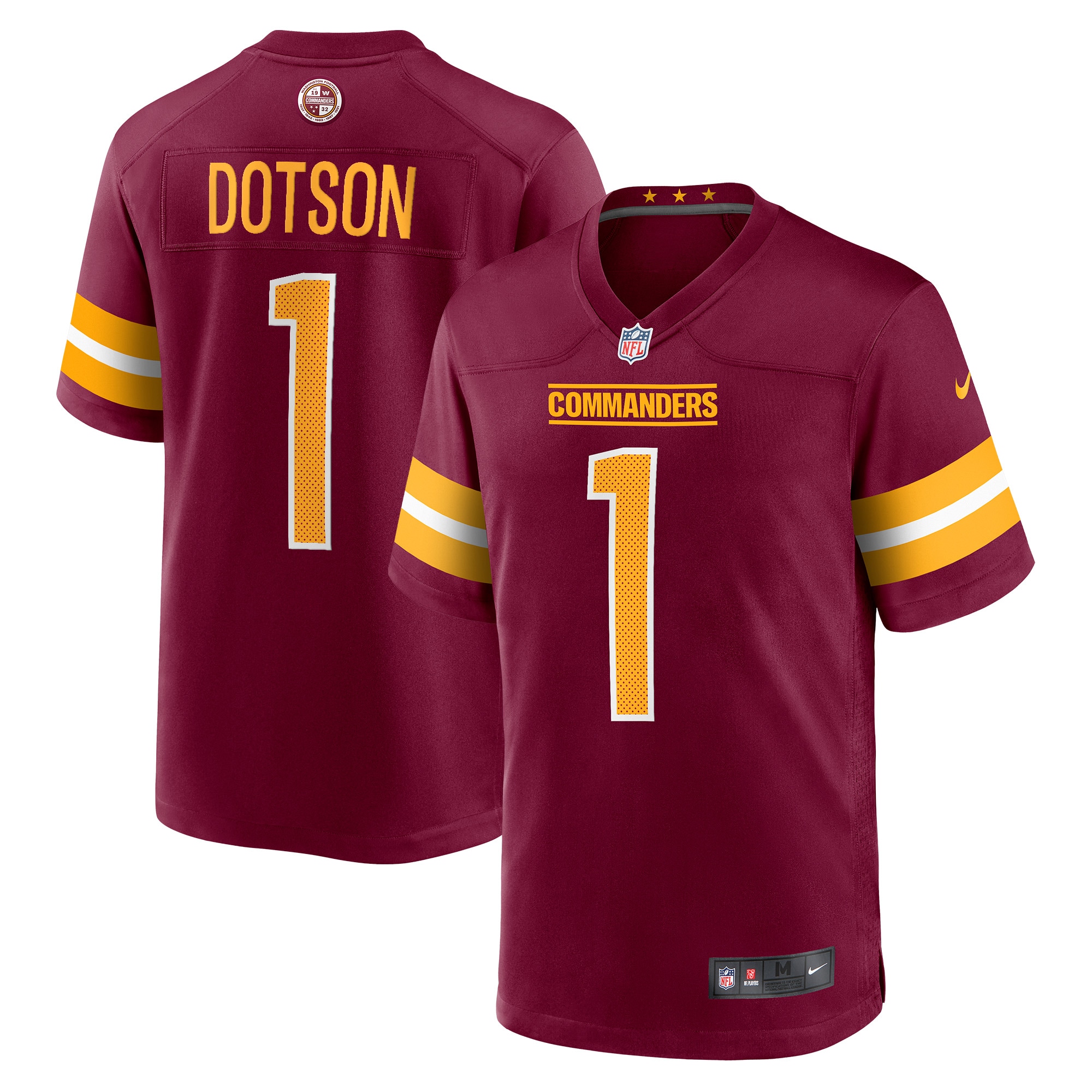 Washington Commanders Jahan Dotson Burgundy Player Game NFL Jersey Men's