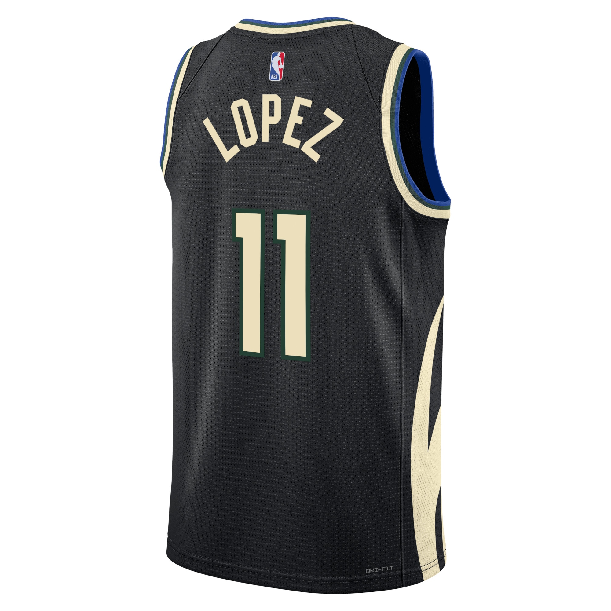 Milwaukee Bucks Jordan Statement Edition Swingman Black Brook Lope Unisex NBA Jersey Unisex