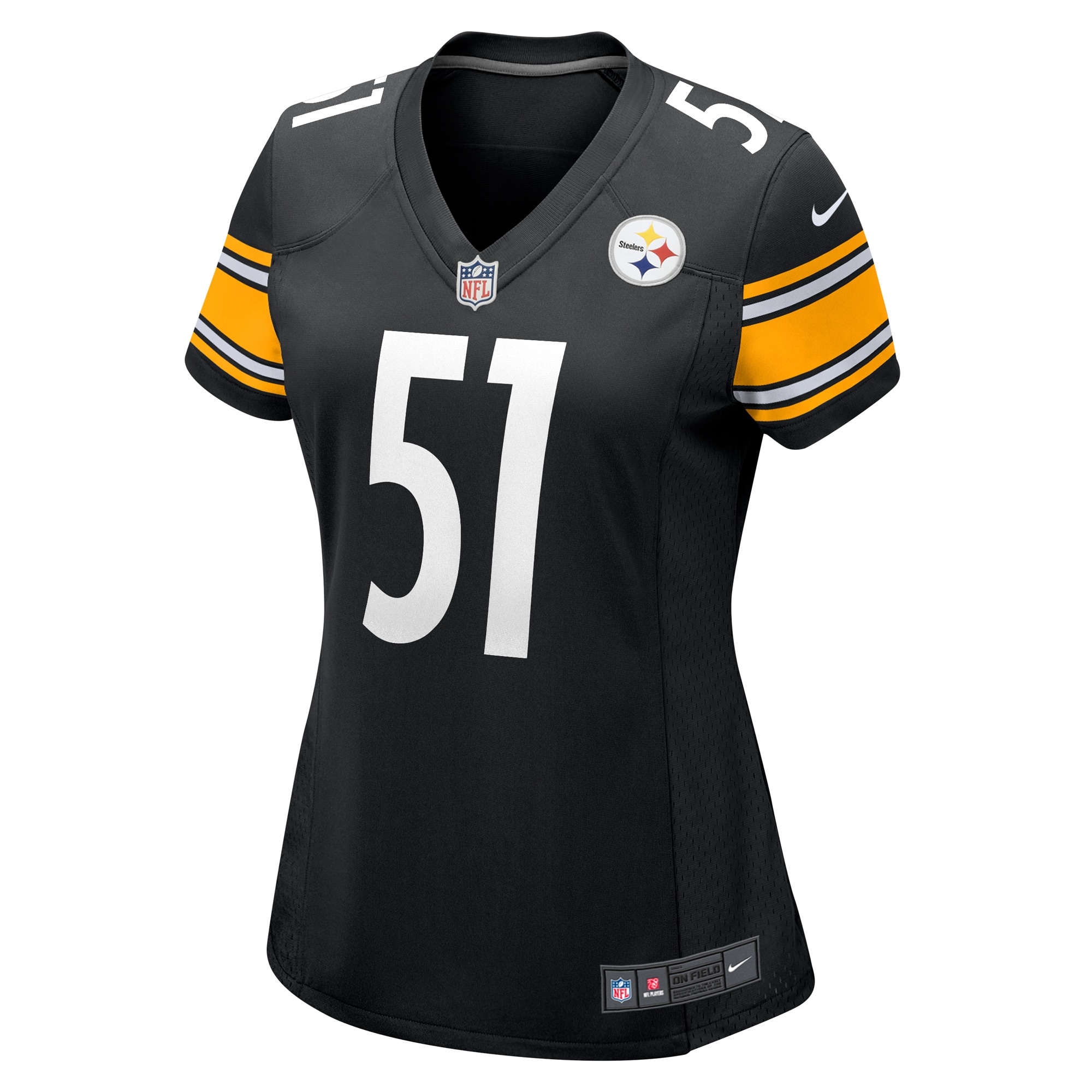 Pittsburgh Steelers Nick Herbig Black Game NFL Jersey Women's