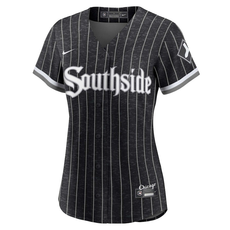 Tim Anderson 7 Chicago White Sox City Connect Player Black MLB Jersey Women's
