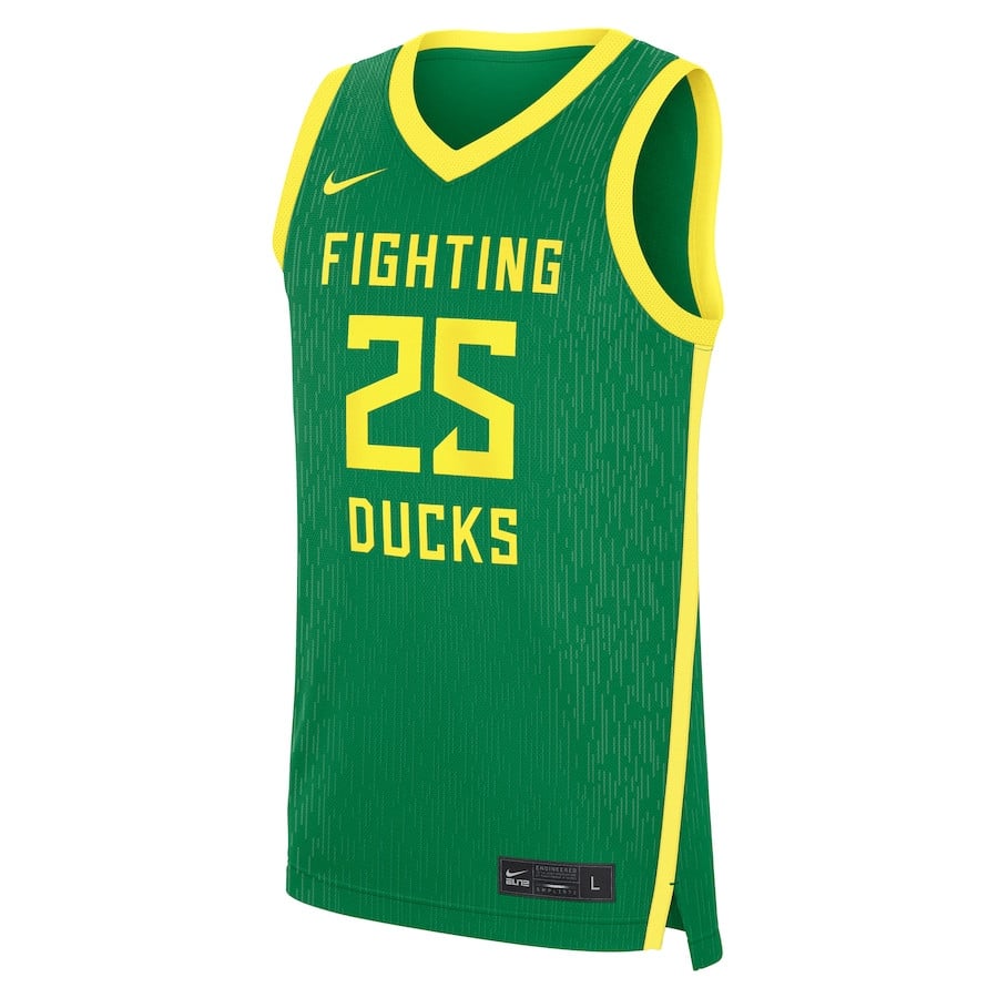 Deja Kelly 25 Oregon Ducks NIL Player Apple Green NCAA Jersey Men's