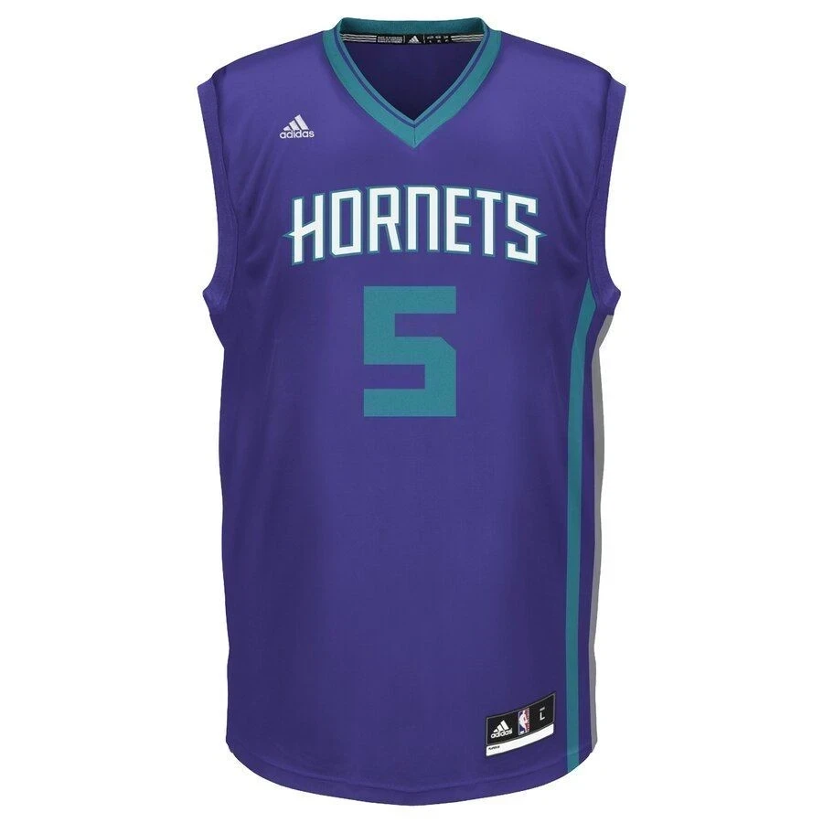 Nicolas Batum Charlotte Hornets Purple NBA Jersey Men's