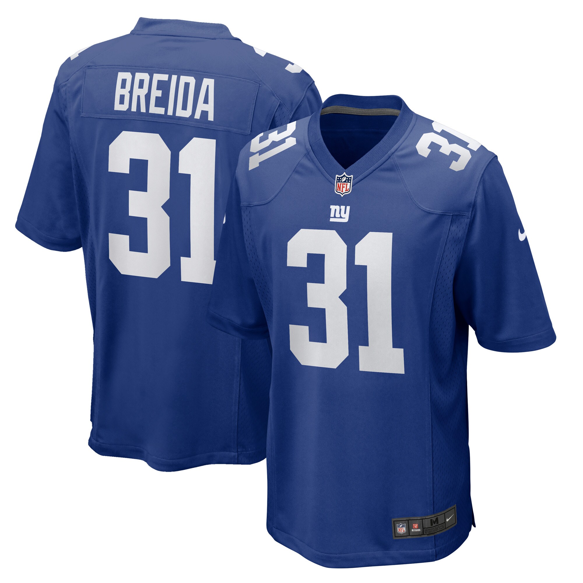 New York Giants Matt Breida Royal Game NFL Jersey Men's
