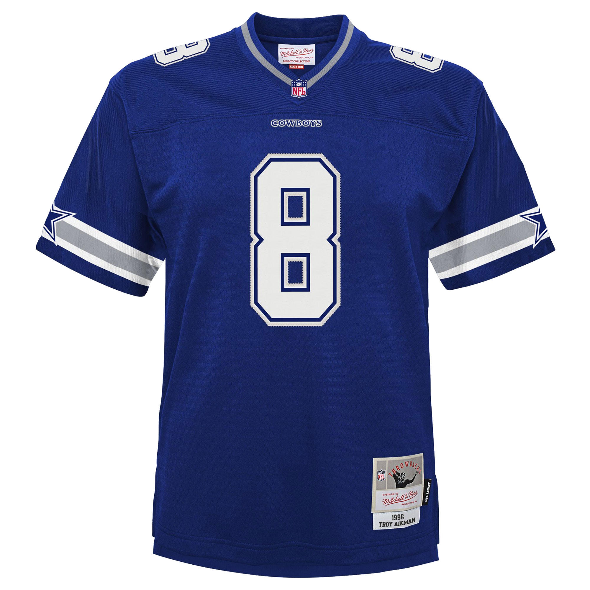 Preschool Dallas Cowboys Troy Aikman Mitchell Ness Navy 1996 Retired Player Legacy NFL Jersey Men's