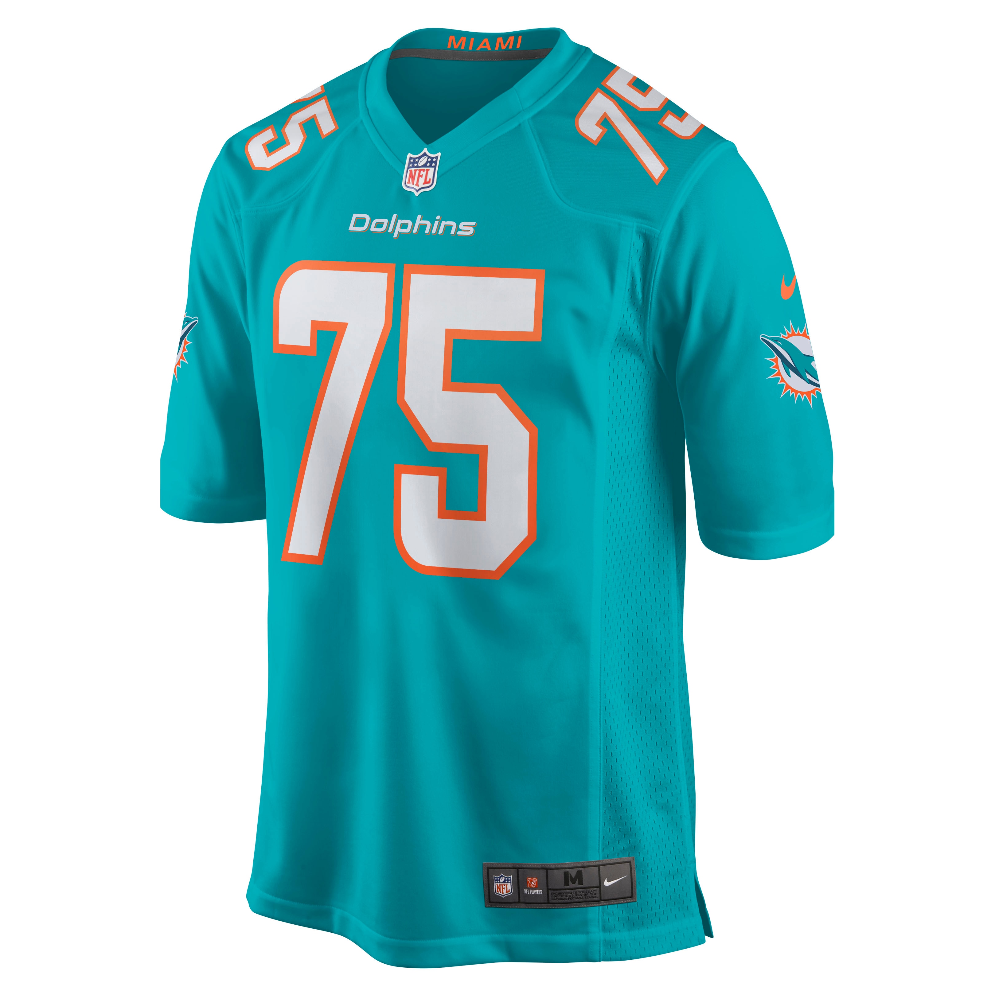 Miami Dolphins Greg Little Aqua Game NFL Jersey Men's