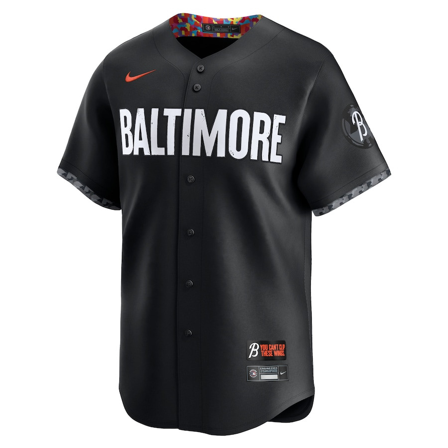 Cal Ripken Jr. 8 Baltimore Orioles City Connect Retired Black MLB Jersey Men's