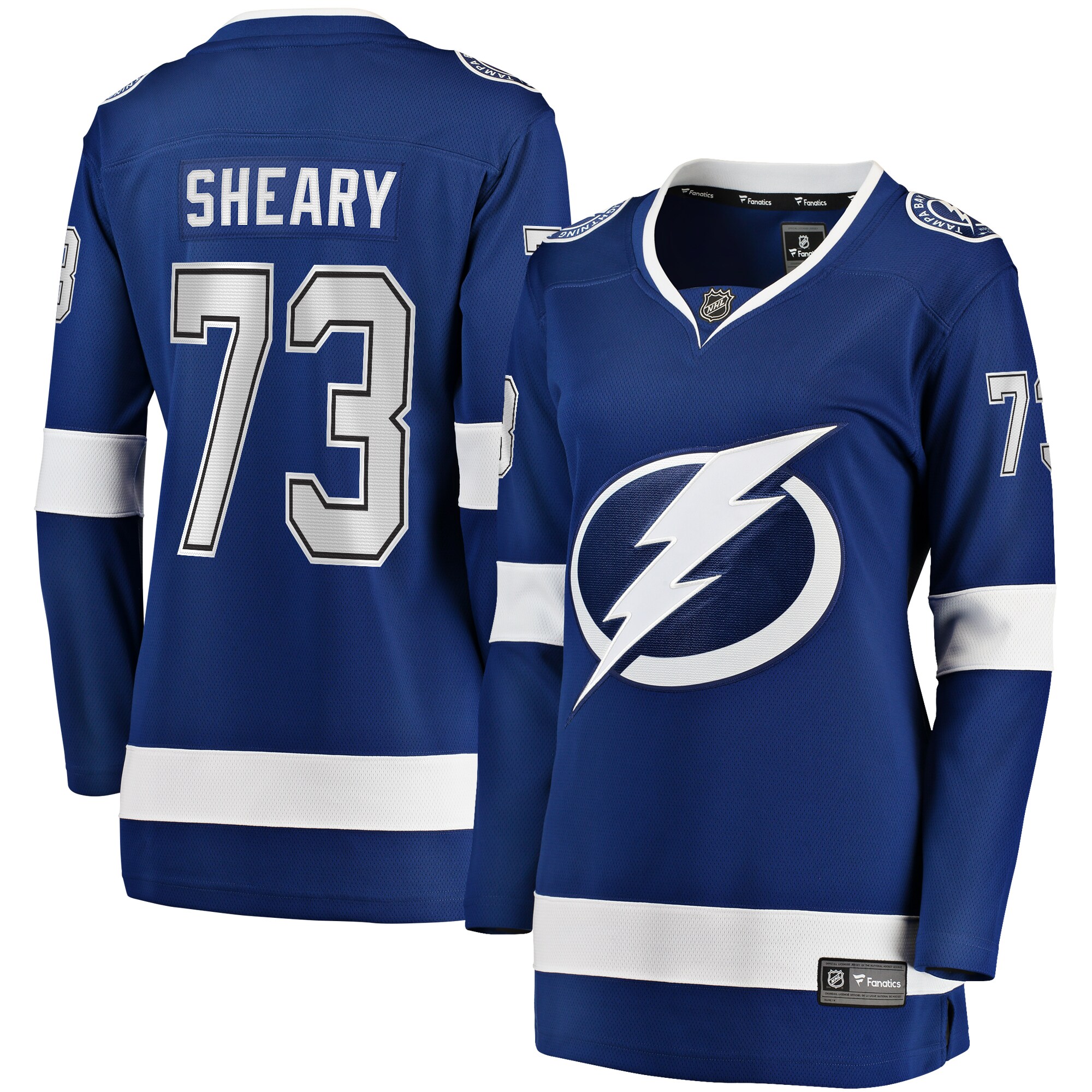 Tampa Bay Lightning Conor Sheary Blue Home Breakaway Player NHL Jersey Women's