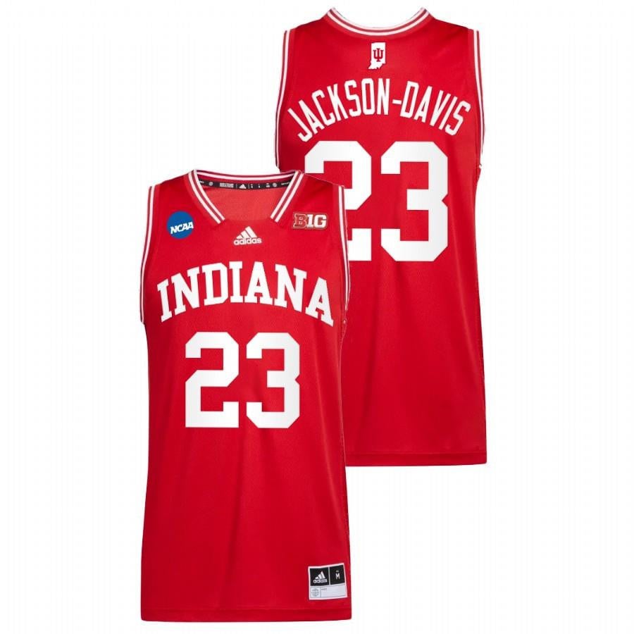 Indiana Hoosiers Trayce Jackson-Davis Red 2022 March Madness NCAA Jersey Men's