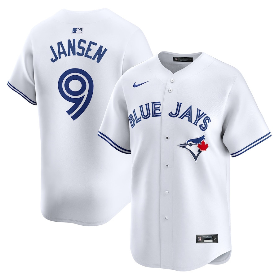 Danny Jansen 9 Toronto Blue Jays Home Limited Player White MLB Jersey Men's